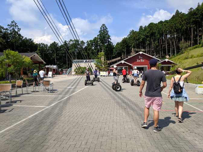 You can pay to ride segways here. I guess they just added extra activities
for you to do to capitalise on tourists coming here from the
bridge.