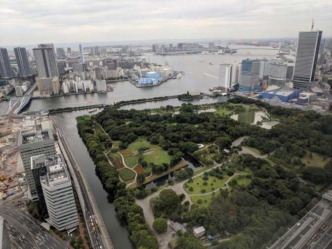 And that's Hamarikyu Gardens, where I planned to go after lunch.