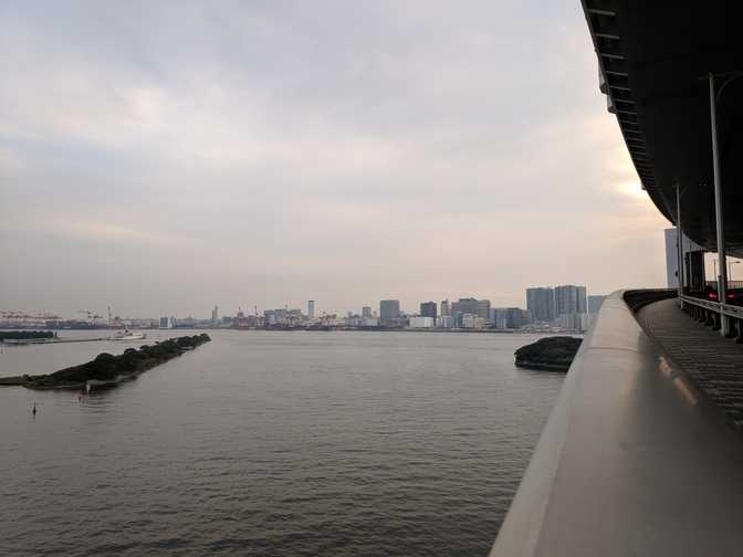 View back towards Shinagawa.