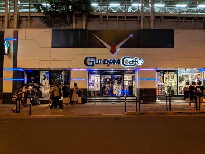 Gundam Cafe, Akihabara.