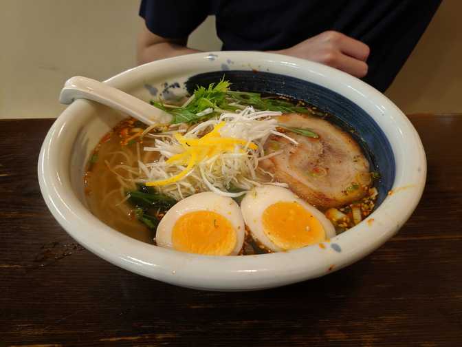 Elbert's ramen, with chashu.