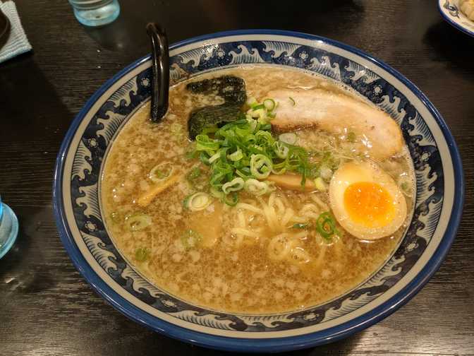 A ramen restaurant, Fujikawaguchiko: renge ramen.