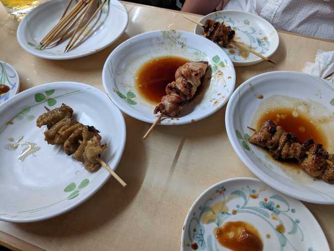 Chicken skin, and some other chicken that I forget. We ate most of it before I
remembered to take a picture.