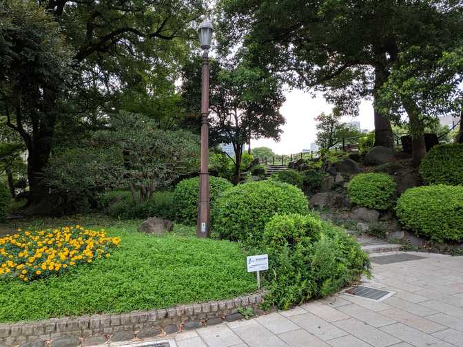 Hibiya Park, near Yarakucho although officially within Chiyoda City: opened in
1903 as the first Western-style park in Japan (I just ripped that off of a
sign).