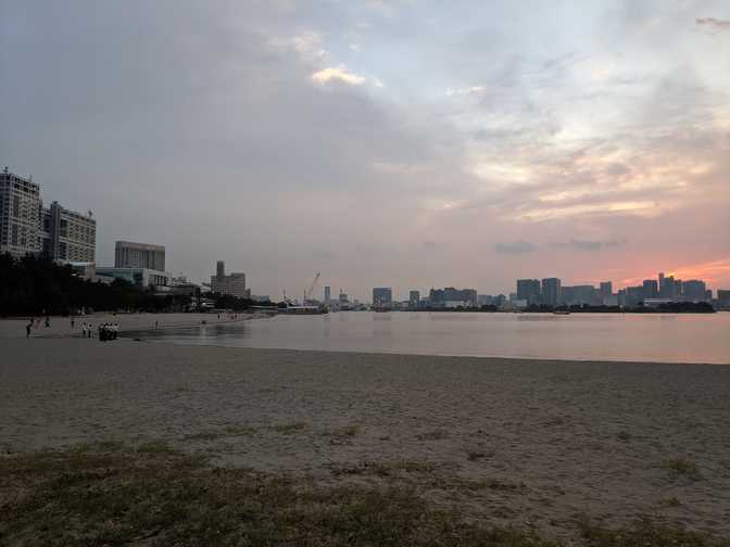 Odaiba Beach, Odaiba.