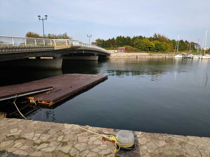 Midori no Shima, Hakodate: a little island in the middle of the
bay.