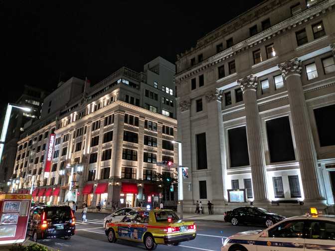 Nihombashi: the first Mitsukoshi store.